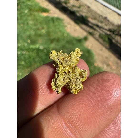 Gold Crystal Nugget Specimen - Grass Valley, California - 3.4 grams - Picture 5 of 10